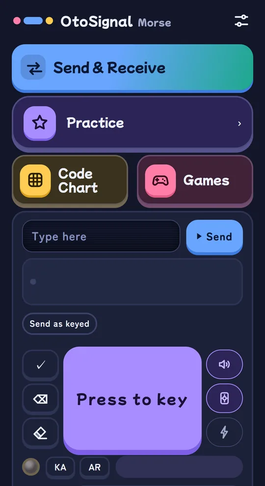 OtoSignal Morse
